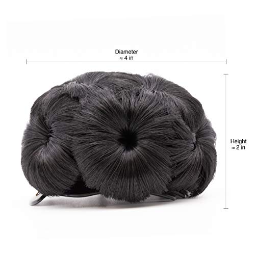 Extensão de pão de cabelo sintético de OneDor Chignon Ballerina Compe Updo Hair Pieces for Women