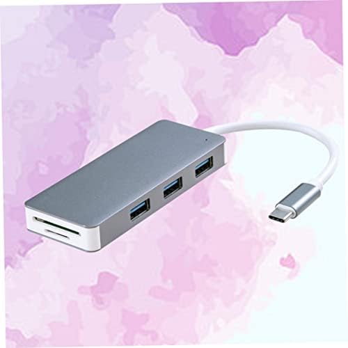 SOLustre 2pcs 5 1 cubo para laptop hubs USB Adaptador de laptop 3 porta USB 3.0 Hub USB Splitter Gigabit Ethernet Hub Card Litor