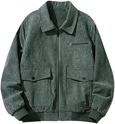 ADSSDQ Mens jaqueta de inverno, luvas compridas casacos de inverno homens mais tamanho de moda de moda de moda zip de cor de vento