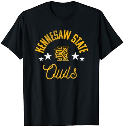 T-shirt de logotipo da Kennesaw State University Owls