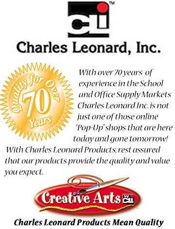 Artes criativas de Charles Leonard Chenille hastes com solavancos, 6 mm x 12 polegadas, cores variadas, 48/bolsa