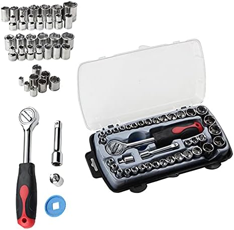 HIOD 40PCS Hand Tool Sets Repair Kit de ferramentas de reparo de carros Caixa de ferramentas mecânicas para chave de chave