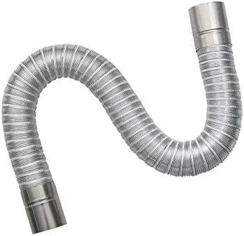 Tubo de fogão Esquirla, chaminé para aquecedor de duto tubo de exaustor Tubo de extensão de luminária de ventilação