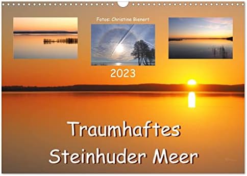 Traumhaftes steinhuder meer, calendário mensal Calvendo 2023