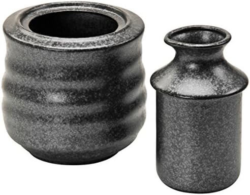 Mino Ware 396-31-41e Copo Sake, grandes gotas de óleo