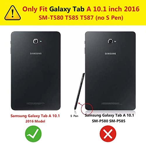 Caso para o Samsung Galaxy Tab A 10,1 polegadas de , 360 graus Caso rotativo capa de proteção inteligente, com