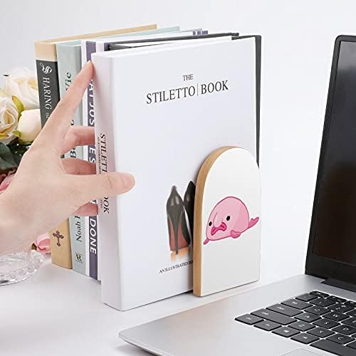 Pink Blob Fish Blobfish Book Ends for Pratele