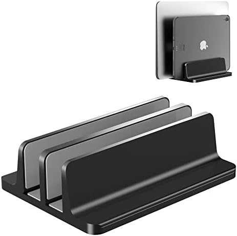 S skstyle laptop stand stand, suporte de alumínio de desktop stand com tamanho de doca ajustável, se encaixa em todos
