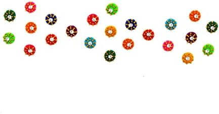Pacote de bindi de criação de aditri de 5 bindis de cristal indiano para designer de designer bindi jóia face testa tika adesivos multicoloridos redondos bindi para mulheres