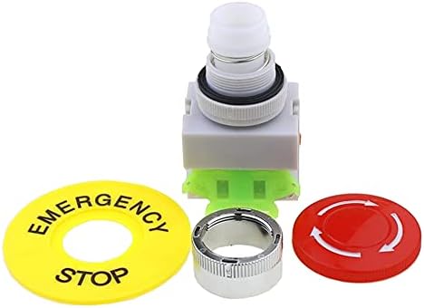MOPZ RED COUMOL CAP 1NO 1NC DPST Stop Press botão de botão de emergência AC 660V 10A