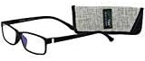 Savyewear Men's Optitek Computer 2103 Black Reading Glasses