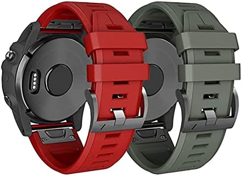 Eidkgd 26 mm Silicone Smart Watch Band para Garmin Fenix ​​7 7x 6 6x 6xPro 5x mais 935 3HR Liberação rápida Strapas de ajuste fácil correia correia