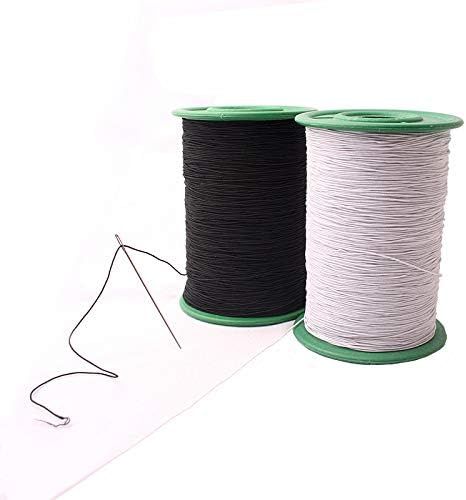 Frea elástica branca e preta da Chengyida para acessórios de tecido de vestuário Diy Machine Indústria de costura elástica