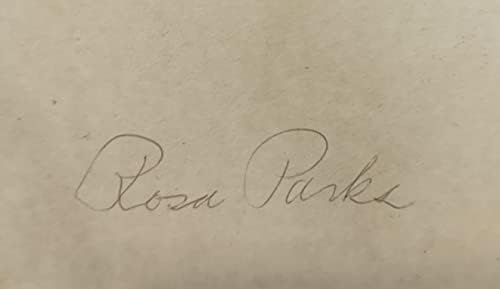 Rosa Parks Autograf