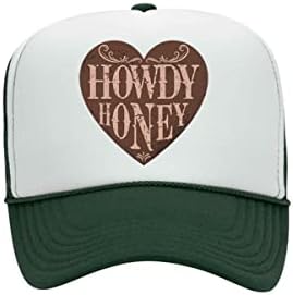 Chapéu de caminhoneiro ocidental/Howdy Honey/Snapback/Otto Cap ajustável