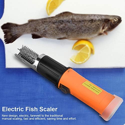 Scaler de peixe elétrico, poderoso Removedor de raspador de escalador de peixes Skinner Skinners Scalers Removedor de escalador