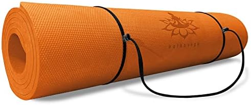 Hatha yoga grossa tpe yoga mat 72 x 27 x1/3 polegadas de exercício ecológico não deslizante para yoga pilates e treinos de piso