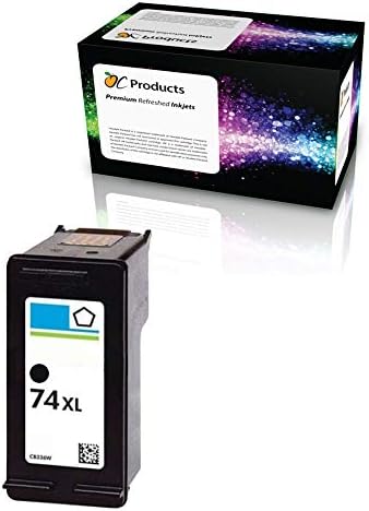 OCPRODUCTS Substituição do cartucho de tinta reabastecida para HP 74XL para HP OfficeJet J6480 Photosmart C4400 C4380 C4500 DeskJet