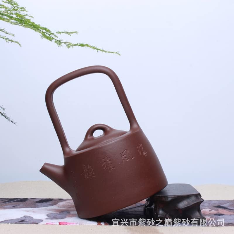 Genuíno famoso panela roxa de cerâmica esculpida à mão dongpo liang kung fu boutique kung fu conjunto de chá 正品 纯 纯