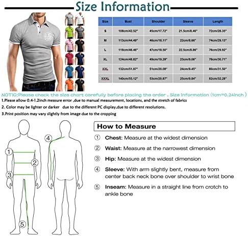 Camisas masculinas da RTRDE Menção Casual Casual Color Solid Spring & Summer Camisetas de pólo de ajuste regular para homens