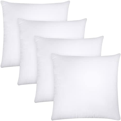 Utopia Bedding Throw travesseiros, 18 x 18 polegadas travesseiros para sofá, cama e sofá almofadas decorativas