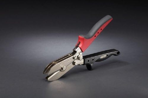 Malco SL1R Snap Lock Punch, Aço, vermelho, preto e C5R Crimper de 5 lâminas