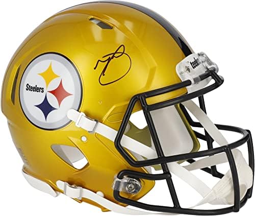 Minkah Fitzpatrick Pittsburgh Steelers autografados Autografou Riddell Speed ​​Speed ​​Helmet - Capacetes Autografados da NFL