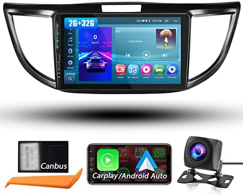 2G+32G estéreo de carro para Honda CRV 2012 2013 2014 2015 , Apple sem fio CarPlay Android Auto Auto 10 polegadas Tela de toque Android Radio