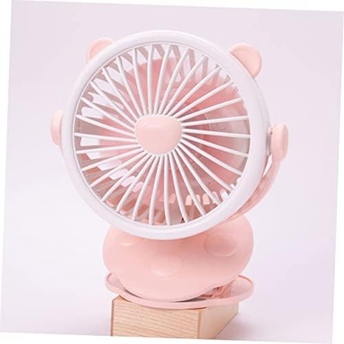 Veemon Table Coolers Coolers Fan recarregável mini ventilador USB Fan ajustável Desktop White Charging Fan Fan Fan Fan
