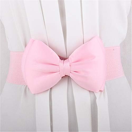 ANDONGNYWELL Women Belt Fashion Bowknot Design cinto cinto CHIC ELÁSTICA CAIXA CALCH CHECH BOWS CAIZ CAIS