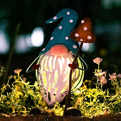 Dreamskip Bossa -floresta de beija -flor lata com luzes em cascata, luzes solares de jardim à prova d'água com estaca, luzes solares externas decorativas para quintal, pátio, gramado, decorações de varanda