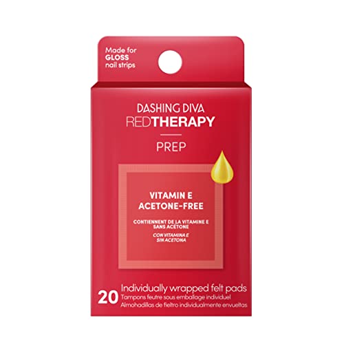 Diva Diva Red Terapia Vitamina E PREP PLACS - LIMPOS DE LIMBRA DA LIMBRA DE ACETONE - LIMPELANTE DE LIMPELAÇÃO DA