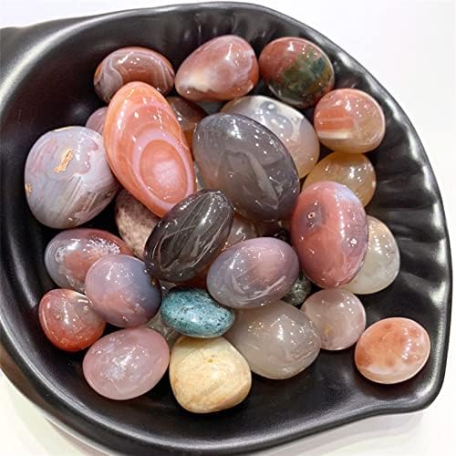 Yongto 1000g Natural caído Carnelian Crystal Red Gravel Agate Stones Wicca Plantando aquário Tanque de peixes DIY Material