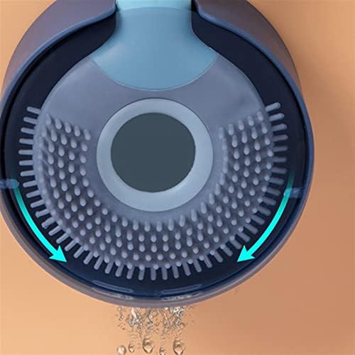 Escovas de vaso sanitário e suportes de knfut ， pincel de vaso sanitário silicone higiênico limpo pincel de parede ferramentas de