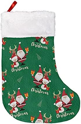 InstantARTS 6 peças de Natal Corte de meias de Papai Noel
