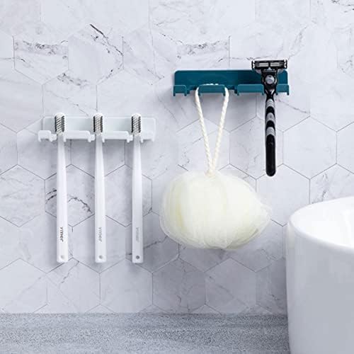 Escova de dentes de cabilock 15pcs em casa pente de banho rack rack de cor montada suporte de pasta de dentes armazenamento