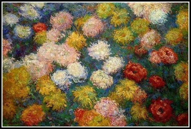 Claude Monet Irrises in Monet