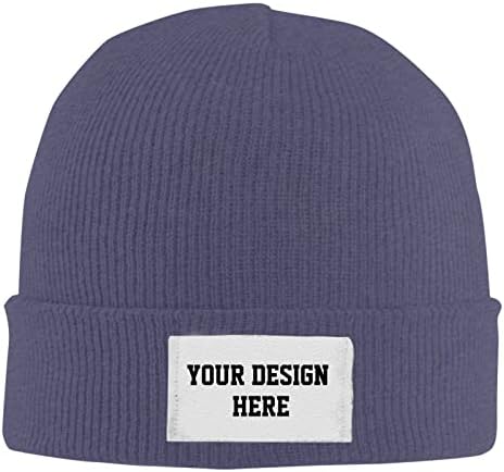 Chapéu de malha de malha personalizada chapéu de chapéu de inverno personalizado com seu nome Text Knit foneie de algema para