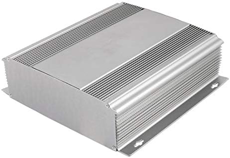 Novo LON0167 253 x 234 x 80mm Caixa de gabinete de alumínio extrudado eletrônico Extrudado eletrônico Cinza (253 x 234 x