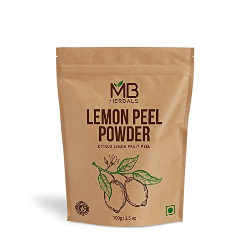 Malar Lemon Peel Pó 100g | Para pacote de rosto | Somente uso externo | Formulações de cuidados com a pele