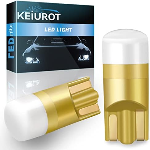 Keiurot house número lâmpada lâmpada lâmpada 193 lâmpada de lâmpada sinal de reposição LED Kit de lâmpada de reposição 10-30volt ac/dc, paisagem RV e iluminação de gabinete branca, 2pack