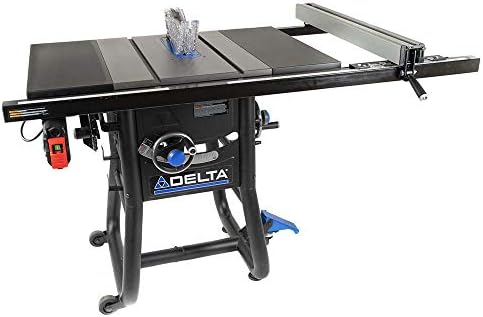 Delta 36-5100T2 SAW TABLE DE CONTRATO com capacidade de RIP de 30 e asas de extensão fundida