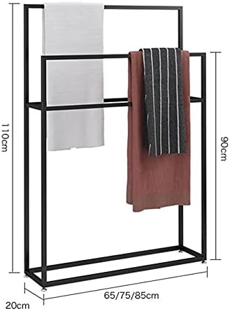 WXXGY Towel Stand Stand Floor Standing Metal Bath Rack