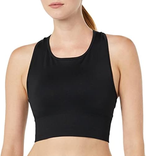 Essentials ativo de baixo impacto feminino LONGLINE ENCESSO SPORTS BRA, pacote de 2