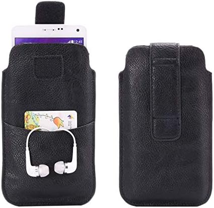 bolsa de proteção telefônica bolsa de couro universal capa de cinta compatível com samsung compatível com iphone, capa de