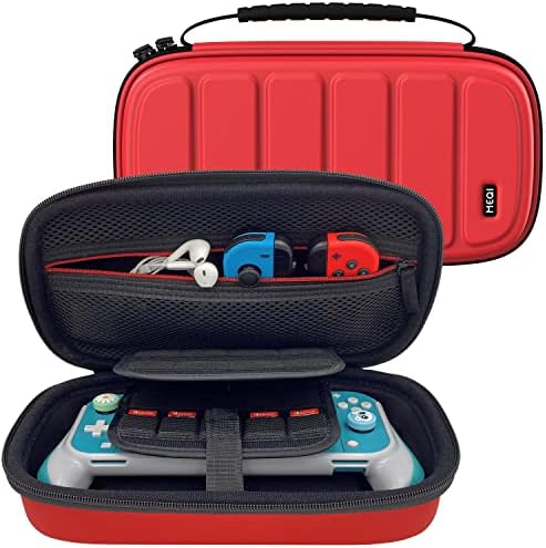 MEQI CARRO DE TRABALHO PARA Nintendo Switch/Modelo OLED/Switch Lite, Bolsa de transporte de viagem protetora com 20 slots de cartas de jogo e grande bolso espacial para viagens e presentes de férias