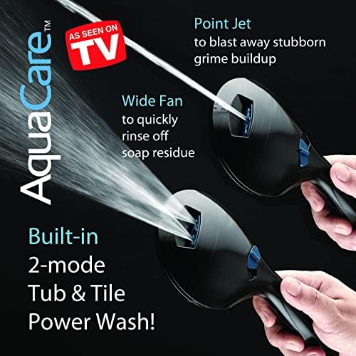 Aquacare Asseen-on-TV de alta pressão de 50 modos de chuva de 50 modos e handheld Combinamento de cabeça de chuveiro de 3 vias-bicos