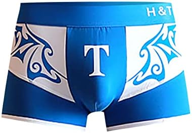 Boxers para homens de roupas íntimas masculinas boxer de algodão impressão sexy juventude quatro estações de salas