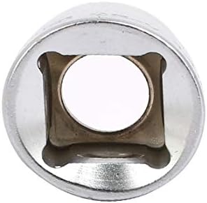 Novo Lon0167 de 1/2 polegada de tração 14mm de 6 mm 6 pontos Adaptador de impacto Tom de prata 2pcs (acionamento quadrado de 1/2 '14mm 6 punkt Buchse Adaptador de impacto Silber ton 2tlg