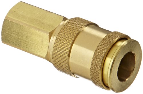 Válvula Dixon 2CJF2-B Brass Europeu de alto fluxo de alto fluxo de ajuste pneumático, soquete, acoplador de 1/4